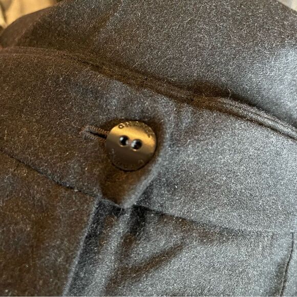 CHANEL Wool Cashmere Pants Trousers High Waist Wide Leg Silk Lined Sz 44 / 12 - Picture 2 of 7